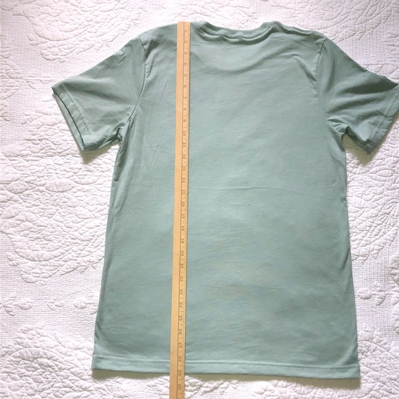 Japanese Tsunami Tidal Wave Sage Jersey Cotton Tee - Picture 3 of 7